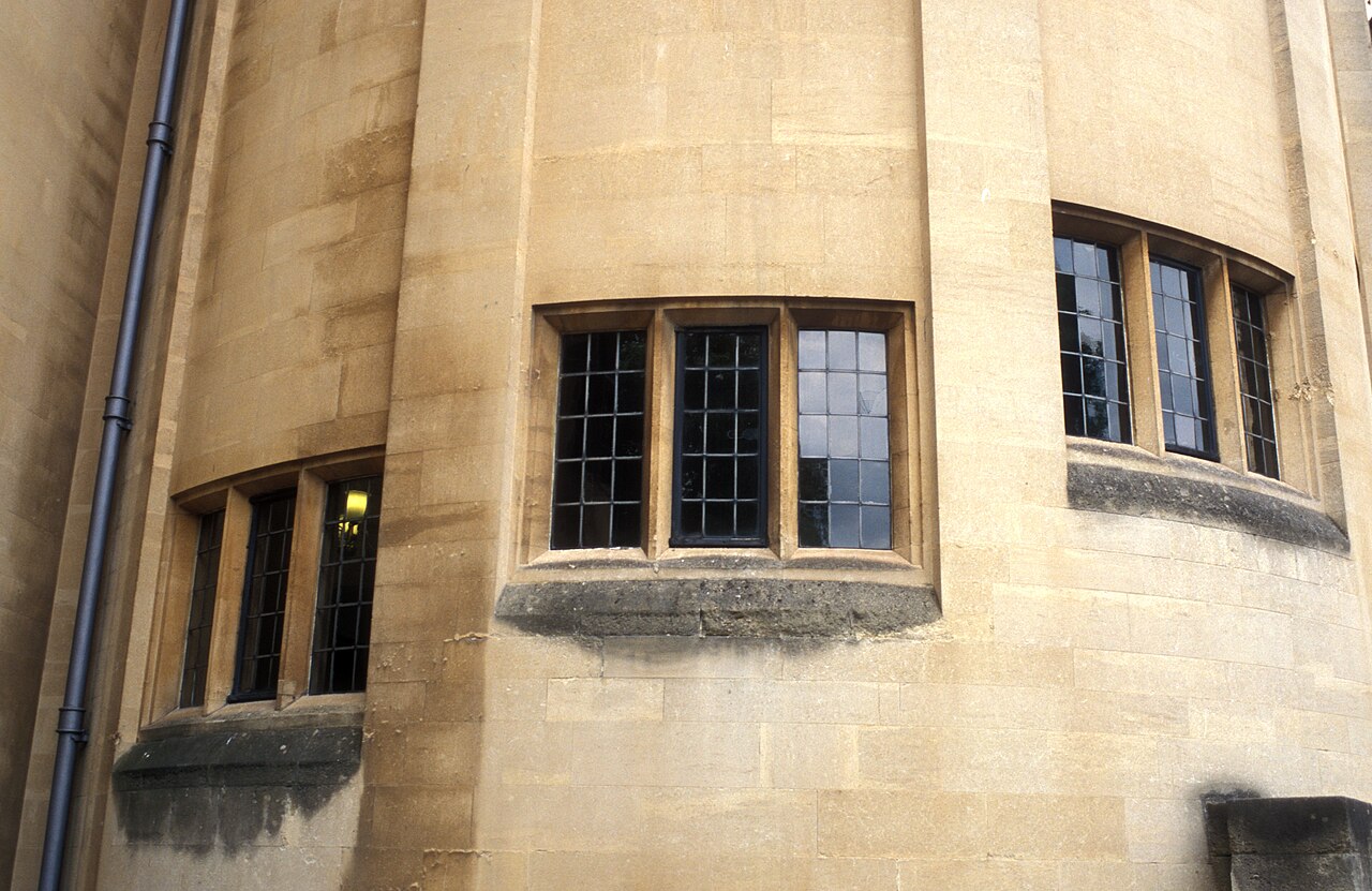 The staircase inside Bristol Central Library